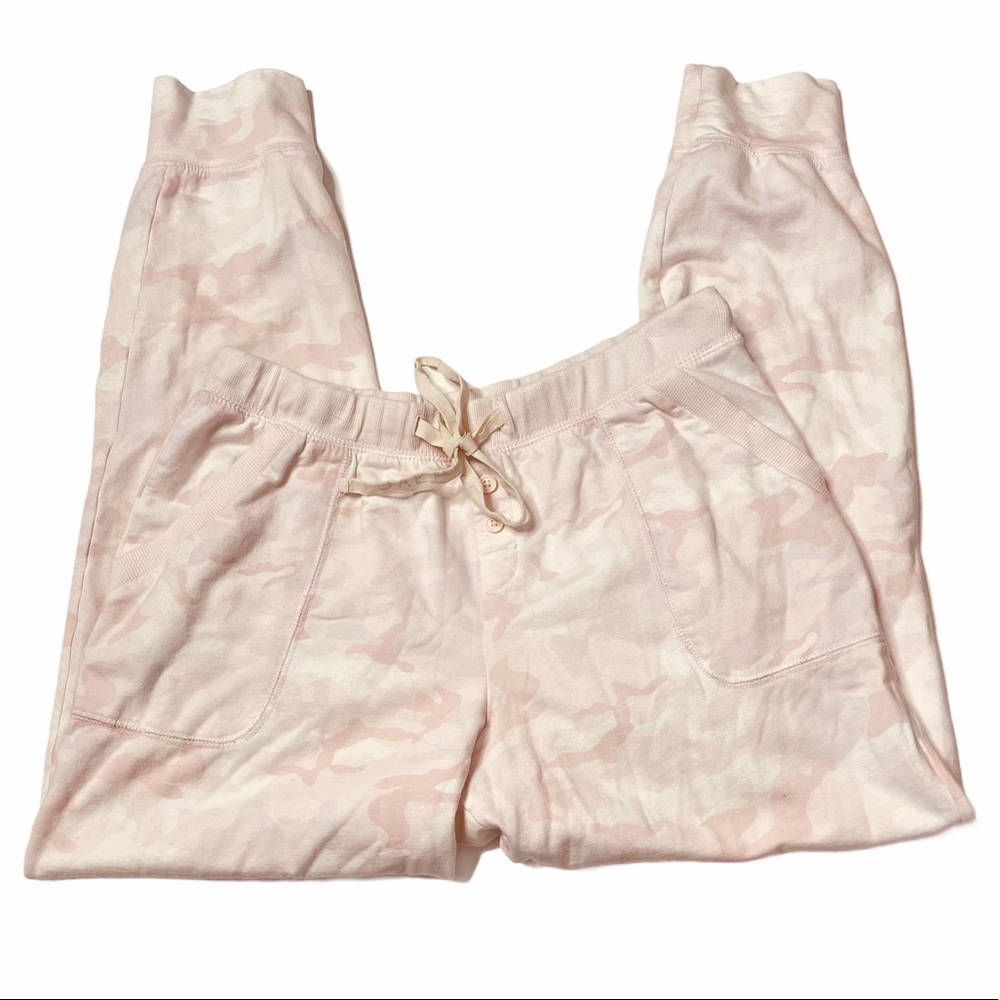 Love by Gap Pink Camo Soft Lounge Joggers Size Small